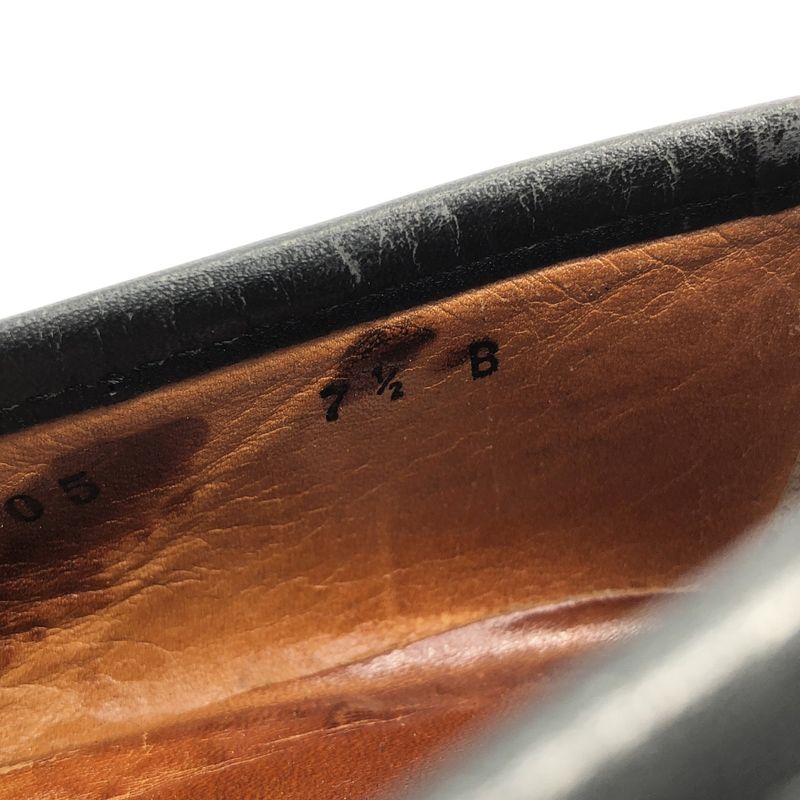 Gucci Horsebit Leather Loafer Shoes 6105 Black 7 1 2