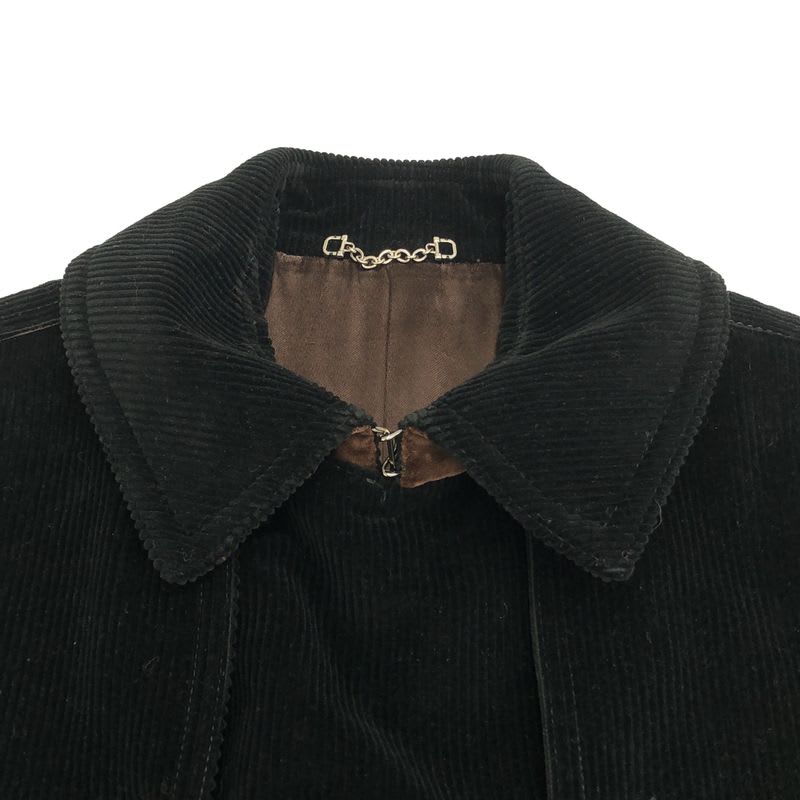 Gucci Corduroy Trench Coat 4 Gsrf 0 Black 48