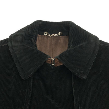 Gucci Corduroy Trench Coat 4 Gsrf 0 Black 48