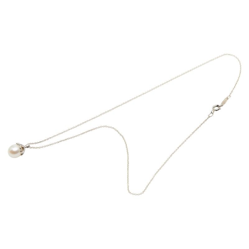 Tiffany & Co Open Heart Sv925 Silver Pearl Women's Tiffany & Co