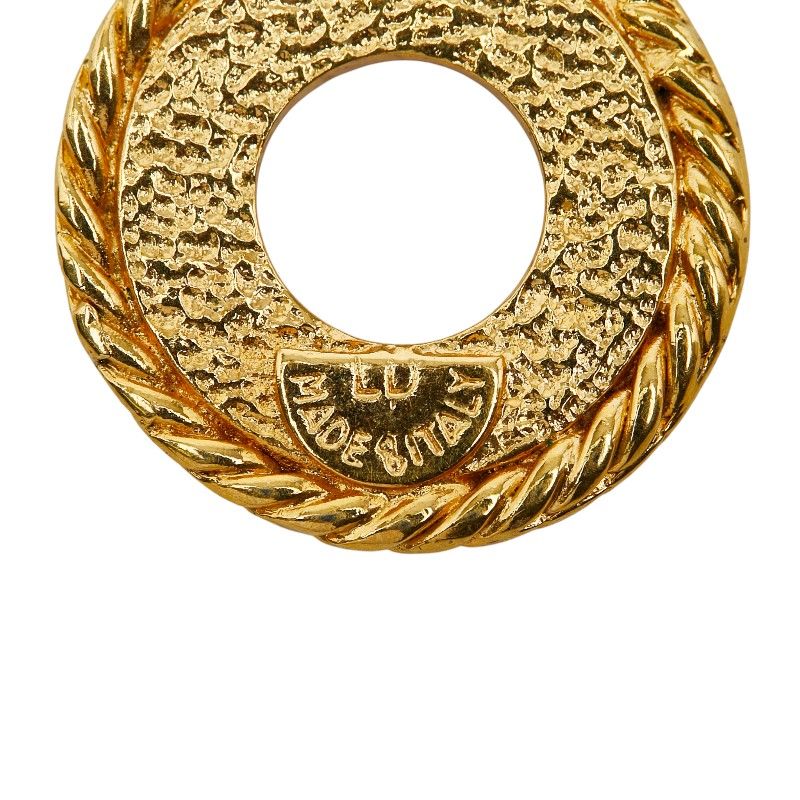 Celine Circle Logo Gold Plated Women's Celine