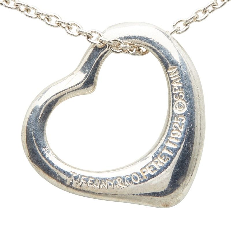 Tiffany & Co Open Heart SV 925 Silver Women's