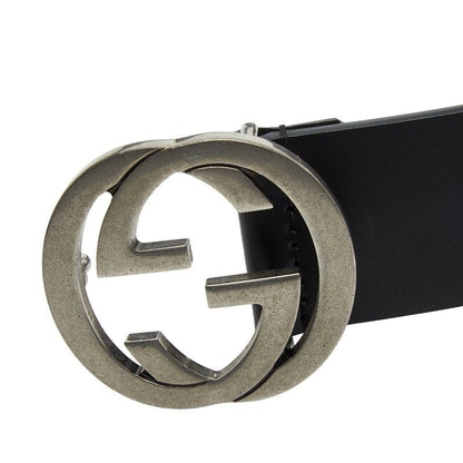 Gucci Belt Size: 75 30 368186 Black Leather Men's Gucci