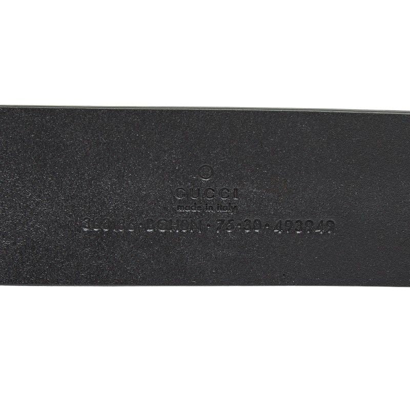 Gucci Belt Size: 75 30 368186 Black Leather Men's Gucci
