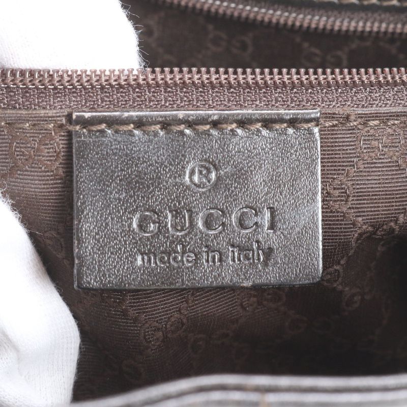 Gucci Sherry Line 001 4231 Leather Shoulder Bag One Shoulder Gold Hardware