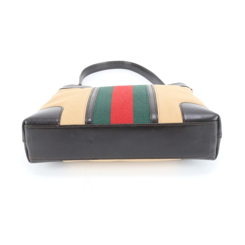 Gucci Sherry Line 001 4231 Leather Shoulder Bag One Shoulder Gold Hardware