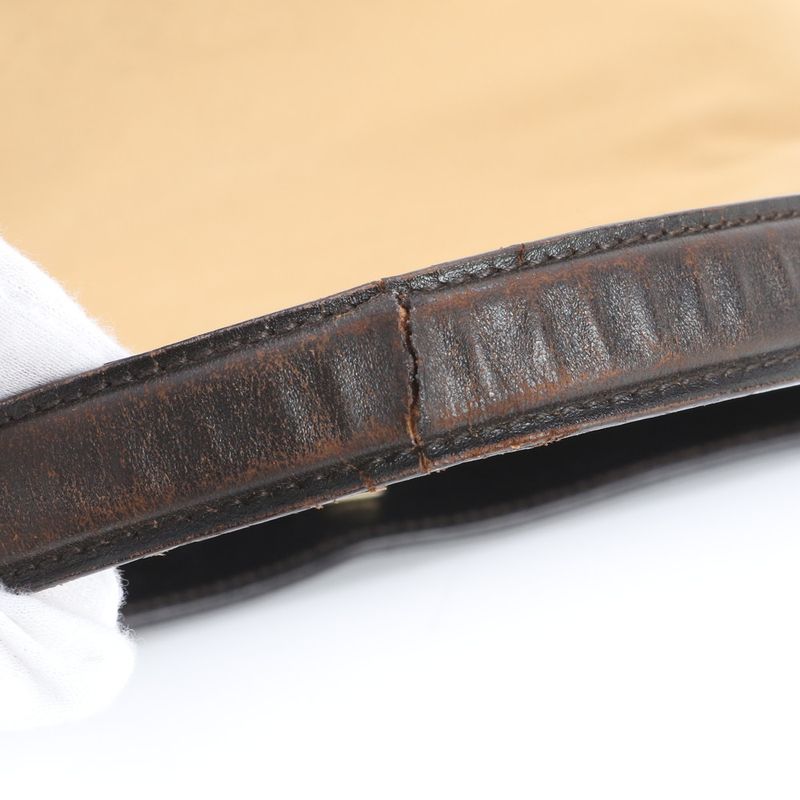 Gucci Sherry Line 001 4231 Leather Shoulder Bag One Shoulder Gold Hardware