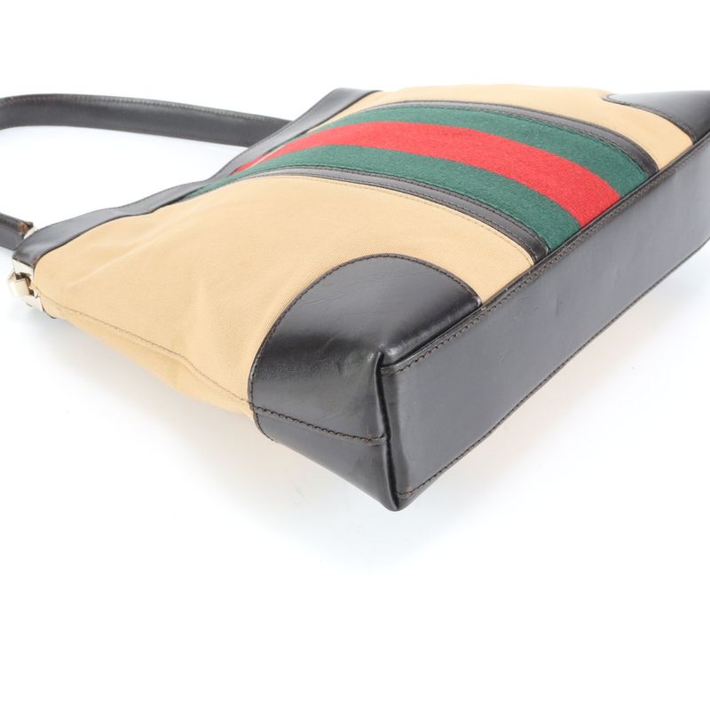 Gucci Sherry Line 001 4231 Leather Shoulder Bag One Shoulder Gold Hardware