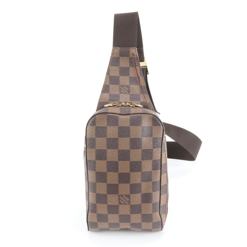 Louis Vuitton Damier Jeronimos N51994 Leather Body Bag Body Waist Pouch