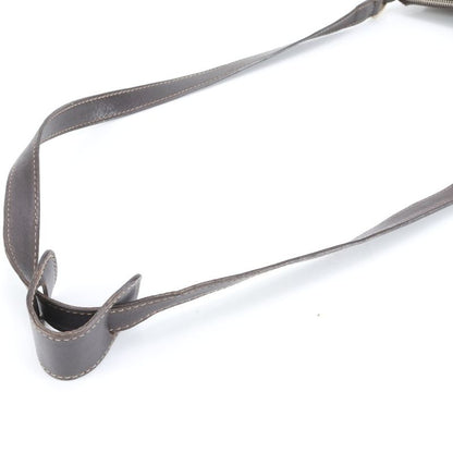 Gucci GG Canvas Abbey 203257 Leather Shoulder Bag Crossbody Brown Women's EUE