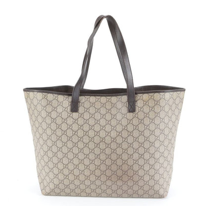 Gucci GG Supreme Rose Tattoo Print 257245 Leather Tote Bag Shoulder A4 Ladies