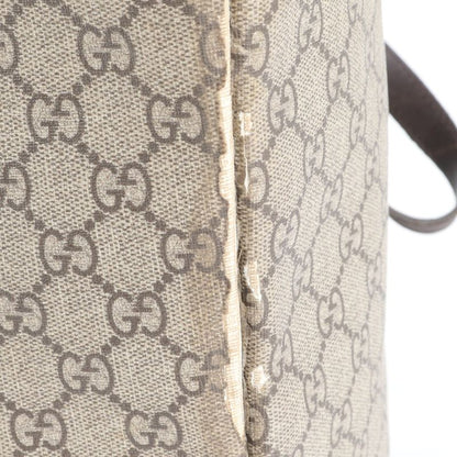 Gucci GG Supreme Rose Tattoo Print 257245 Leather Tote Bag Shoulder A4 Ladies