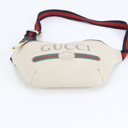 Gucci Sherry Line Print Small Belt 527792 Leather Body Bag Crossbody Waist