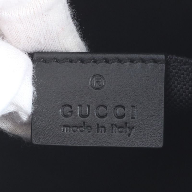 Gucci GG Supreme Sherry Line 475316 Leather Second Bag Clutch Pouch Commuting