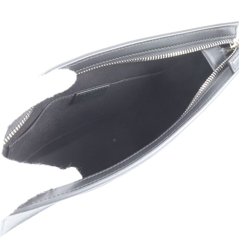 Gucci GG Supreme Sherry Line 475316 Leather Second Bag Clutch Pouch Commuting