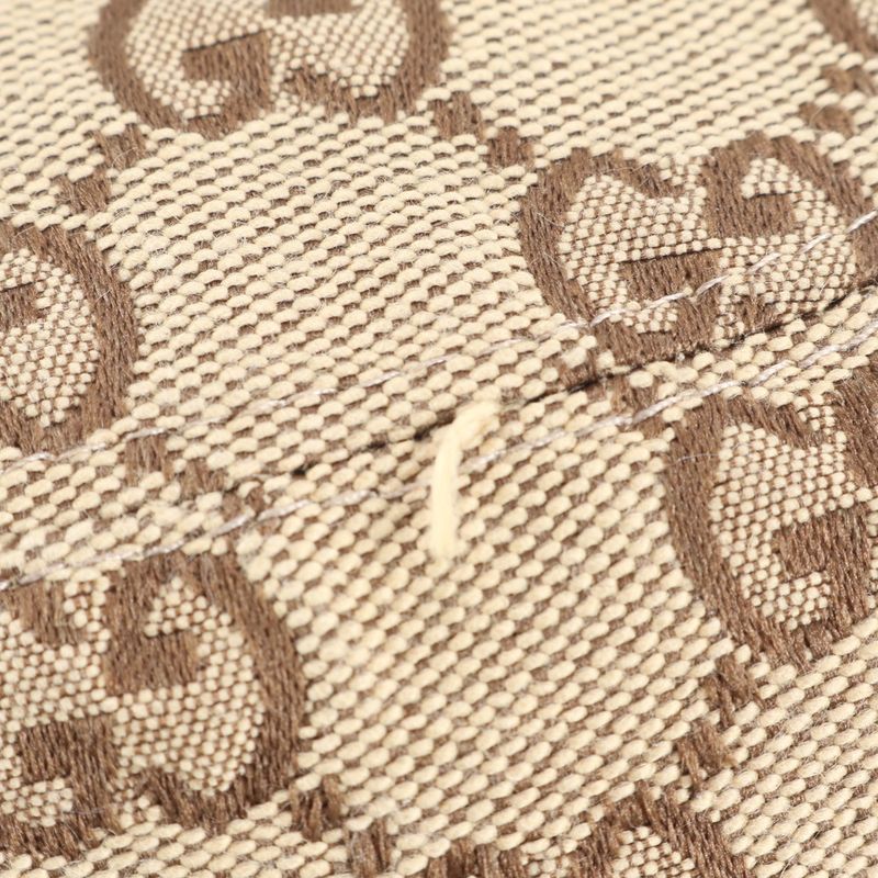 Current Item Gucci GG Canvas Double G Fedora Hat 576587 4hg62 Leather M Size