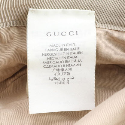 Current Item Gucci GG Canvas Double G Fedora Hat 576587 4hg62 Leather M Size