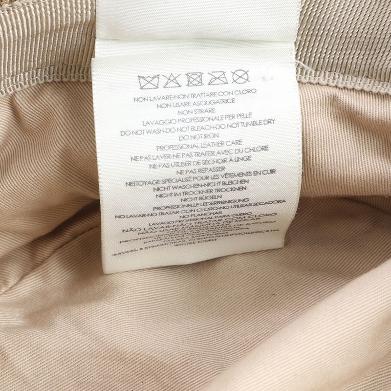 Current Item Gucci GG Canvas Double G Fedora Hat 576587 4hg62 Leather M Size