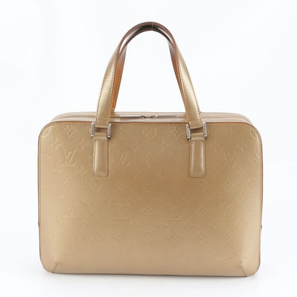 Louis Vuitton Monogram Matte Malden M55137 Leather Tote Bag Shoulder Hand