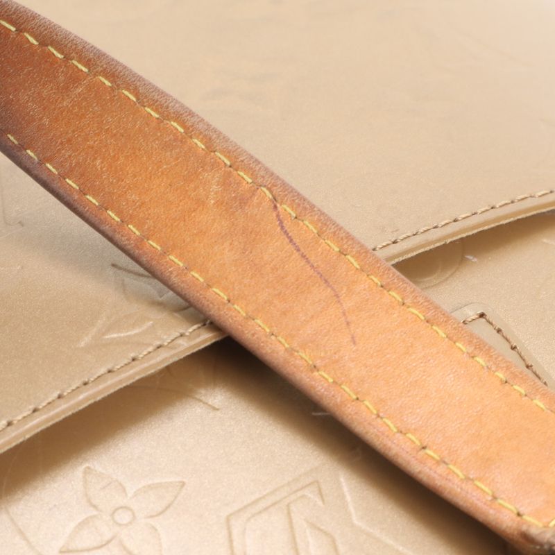 Louis Vuitton Monogram Matte Malden M55137 Leather Tote Bag Shoulder Hand