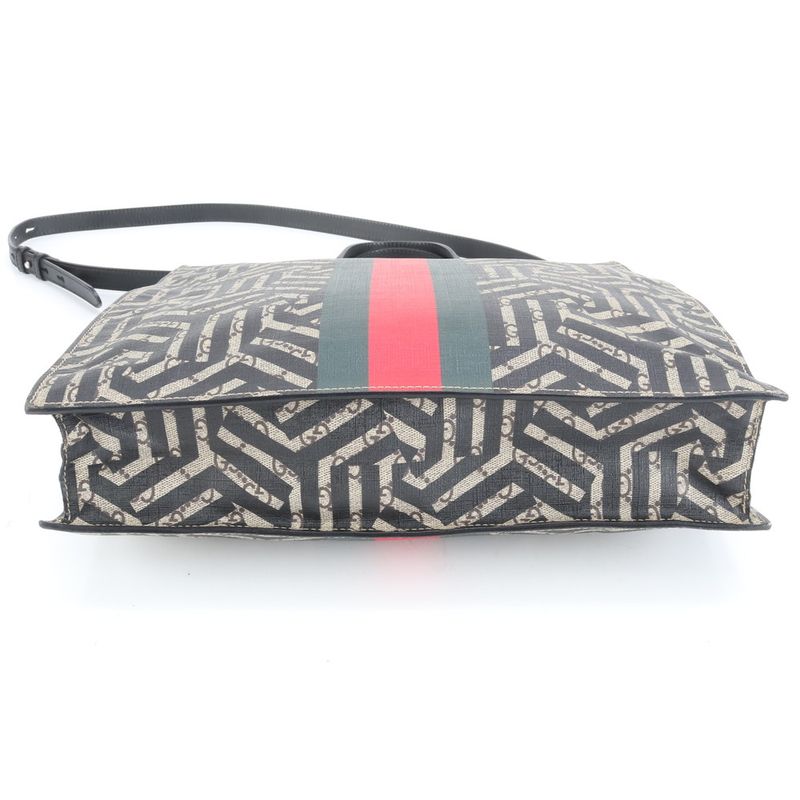 Gucci GG Kaleido Sherry Line Bee 450950 Leather 2WAY Tote Bag Crossbody