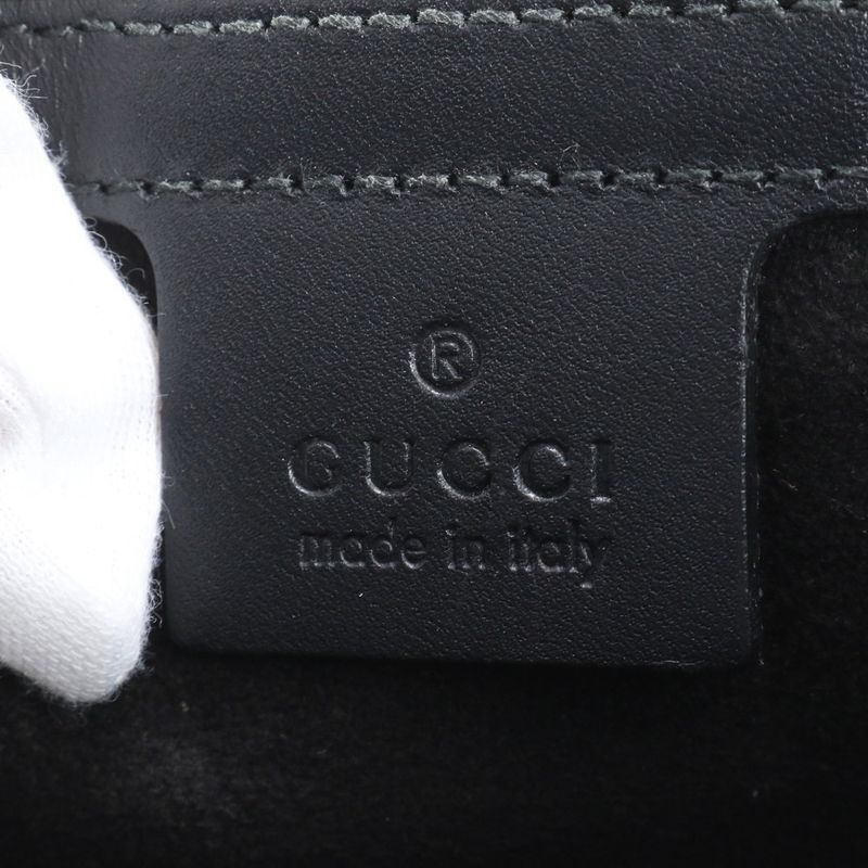 Gucci GG Kaleido Sherry Line Bee 450950 Leather 2WAY Tote Bag Crossbody