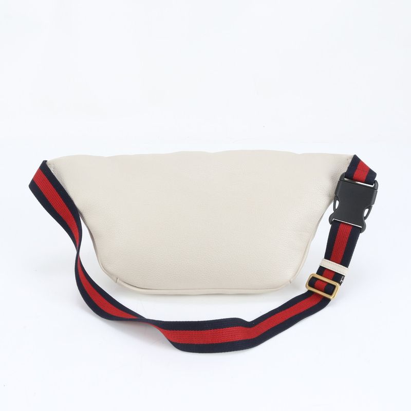 Gucci Logo Sherry Line 530412 Leather Body Bag Crossbody Body Waist Pouch