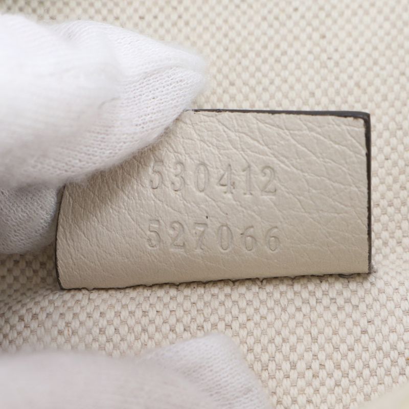 Gucci Logo Sherry Line 530412 Leather Body Bag Crossbody Body Waist Pouch