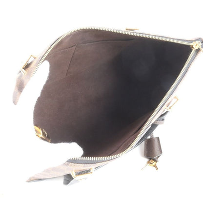 Louis Vuitton Damier Hyde Park N41014 Leather Tote Bag Shoulder Brown Women's