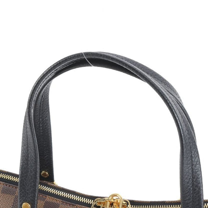 Louis Vuitton Damier Hyde Park N41014 Leather Tote Bag Shoulder Brown Women's