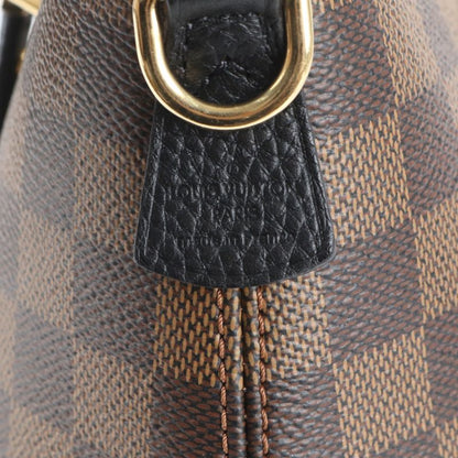 Louis Vuitton Damier Hyde Park N41014 Leather Tote Bag Shoulder Brown Women's