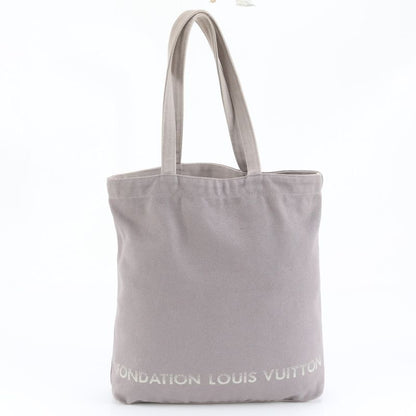 Louis Vuitton Fondation Museum Limited Tote Bag Shoulder A4 Gray Women's EUE