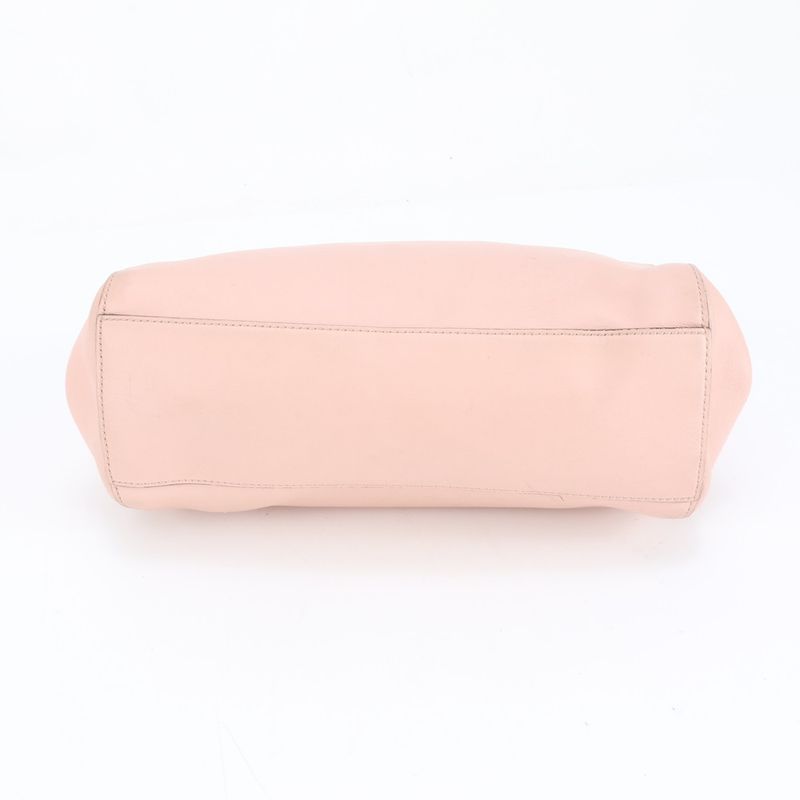 Gucci Bamboo Nimfair Small 453767 Leather Handbag Tote Pink Women's EUE De19-3