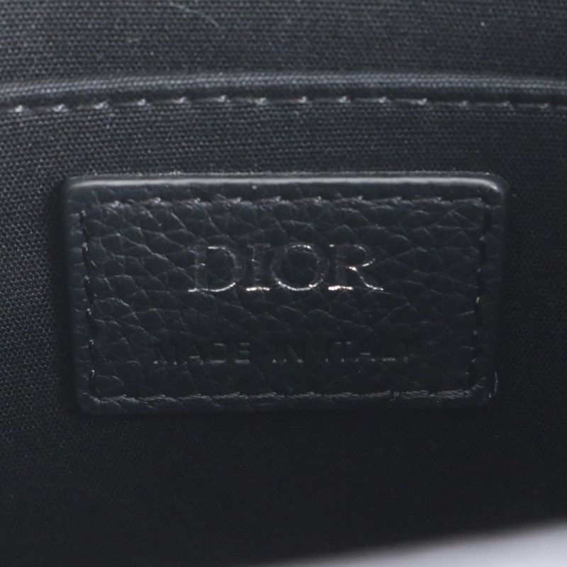 Dior Oblique Safari North South Leather 2WAY Shoulder Bag Crossbody Messenger