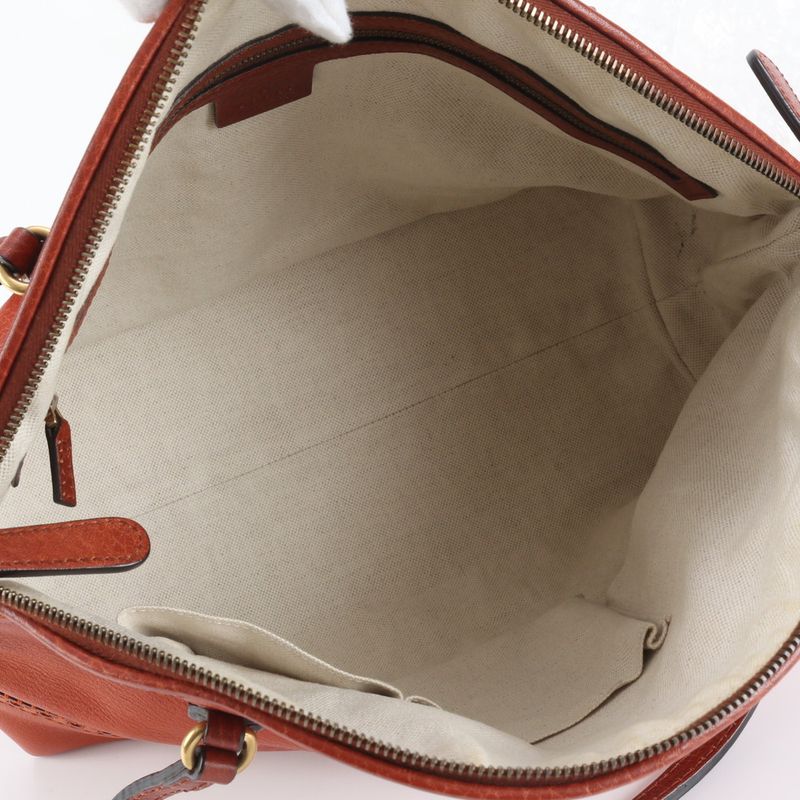 Gucci Bamboo Laid Back Crafty 339002 Leather Tote Bag Shoulder Hand Ladies RUE