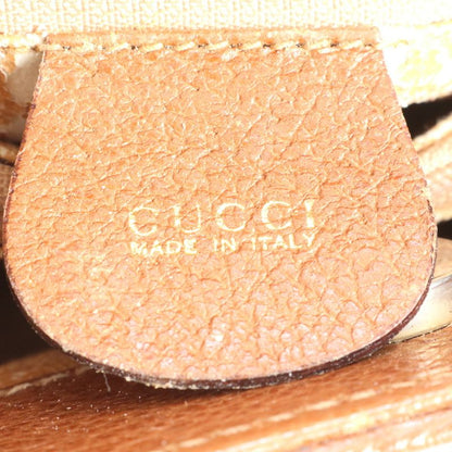 Vintage Old Gucci Bamboo Diana Leather Tote Bag Hand Brown A4 Ladies RUE De21-10