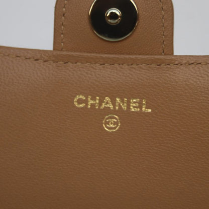 Chanel 22SS Ap3226 Camelbege Ram Ghardware Top Handle Chain Clutch Shoulder