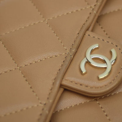 Chanel 22SS Ap3226 Camelbege Ram Ghardware Top Handle Chain Clutch Shoulder