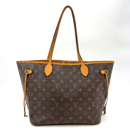 Louis Vuitton Neverfull MM Monogram Leather ×PVC Brown Tote Bag Gold M40156