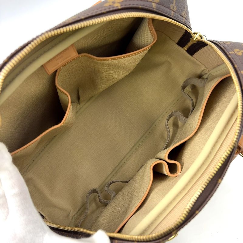 Louis Vuitton Deauville Beau Ring Vanity Monogram Serial Number Blurred Leather