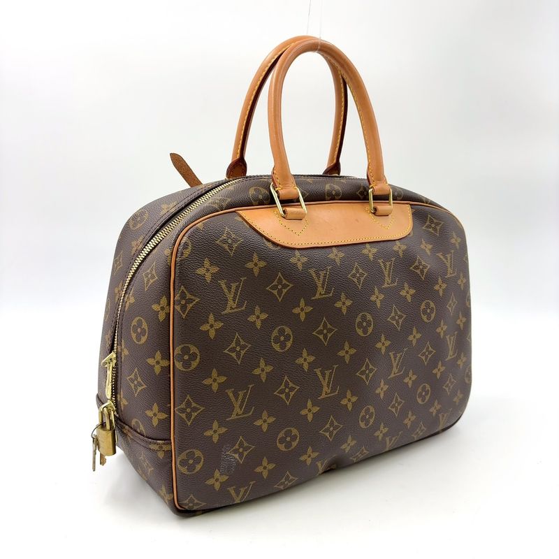 Louis Vuitton Deauville Beau Ring Vanity Monogram Serial Number Blurred Leather