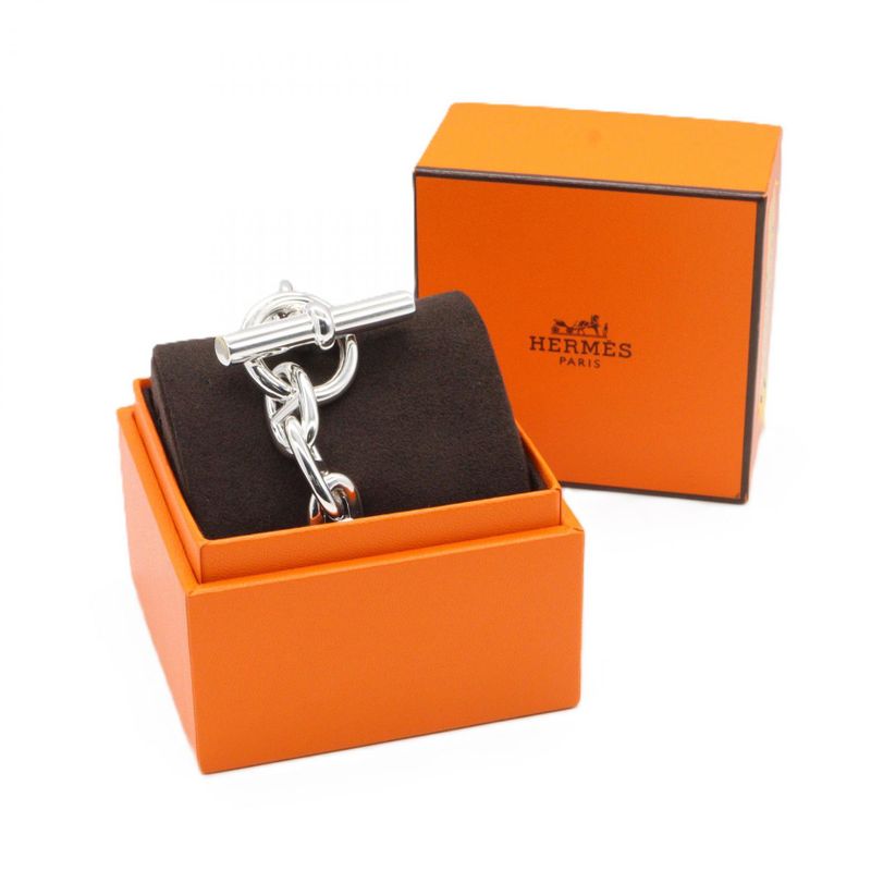 Hermes Bracelet Chaine D'ancre TGM 11 Frames Bracelet Arm Circumference 16.5cm