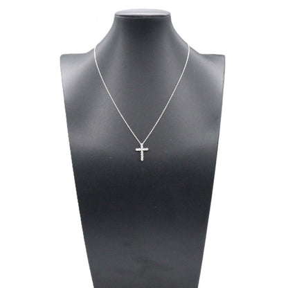 Tiffany & Co Tiffany＆co Necklace Small Cross Necklace Diamond Neck Circumference