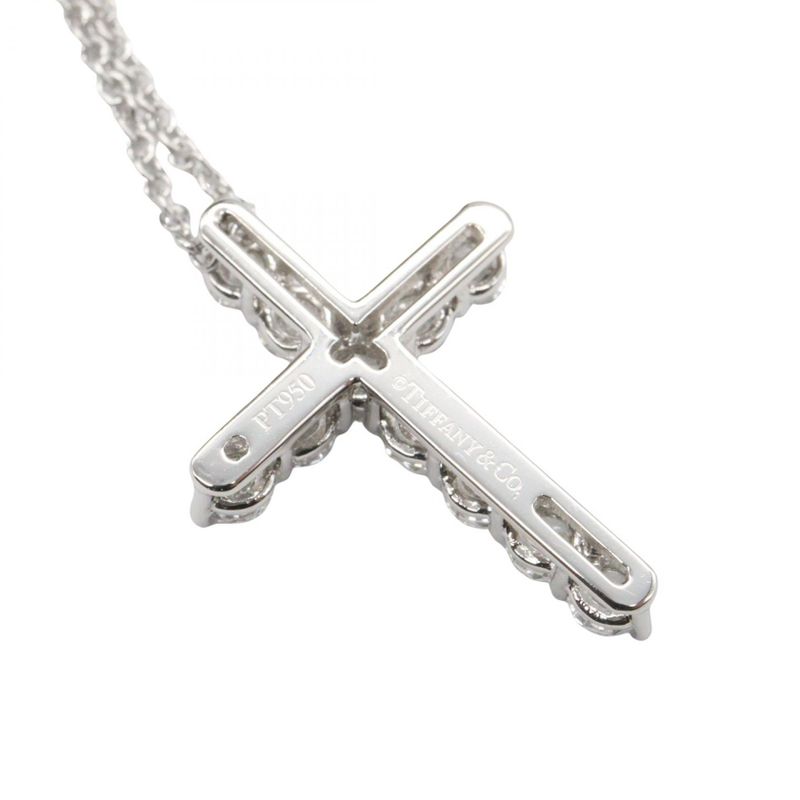 Tiffany & Co Tiffany＆co Necklace Small Cross Necklace Diamond Neck Circumference