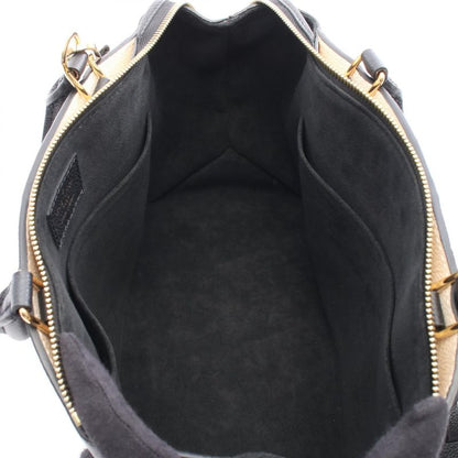 Louis Vuitton Handbag Petit Palais PM Bicolor Monogram Empreinte M58913 Black