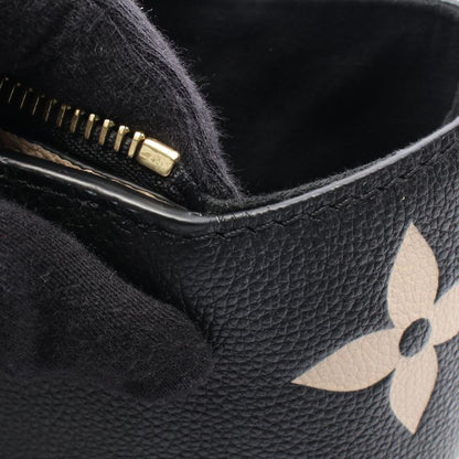 Louis Vuitton Handbag Petit Palais PM Bicolor Monogram Empreinte M58913 Black