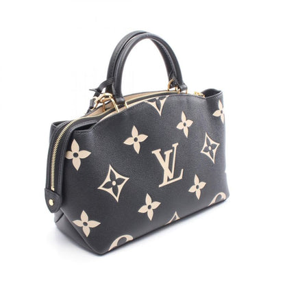 Louis Vuitton Handbag Petit Palais PM Bicolor Monogram Empreinte M58913 Black