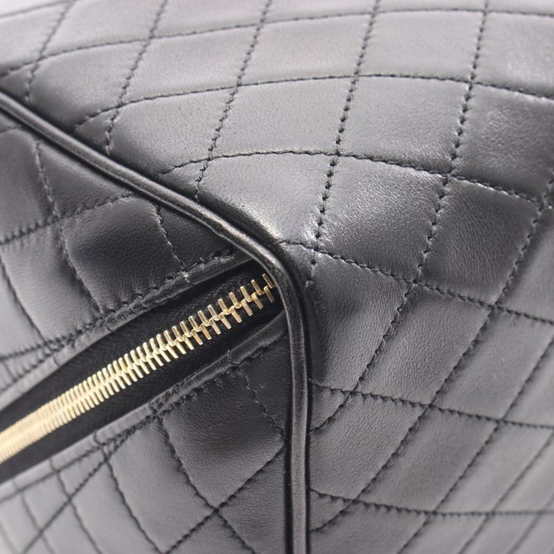 Saint Laurent Paris Handbag Gabby Vanity Black Leather Gabby Vanity Bag Ladies