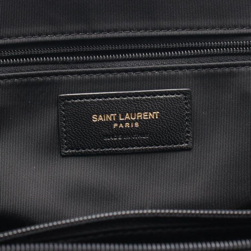 Saint Laurent Paris Handbag Gabby Vanity Black Leather Gabby Vanity Bag Ladies