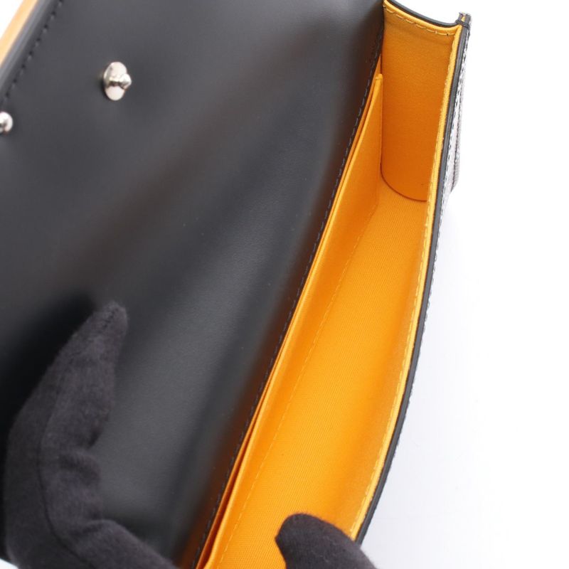 Goyard Pouch Monte Carlo Mini Case Monte2minty01cl01p Black Natural PVC Coated